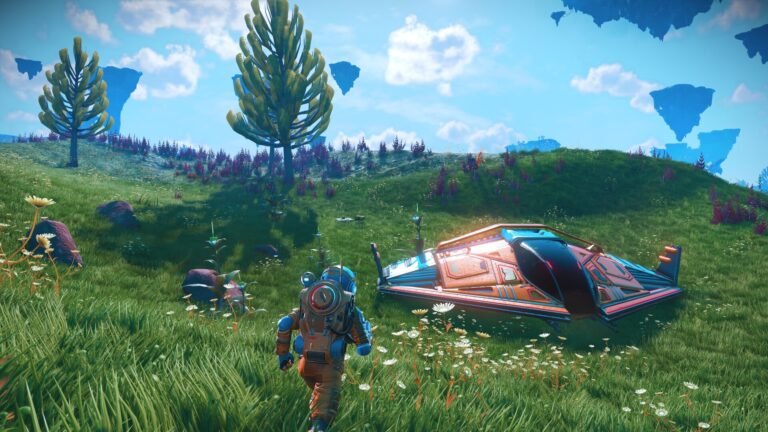 No Man's Sky -pelin avaruusmaisema