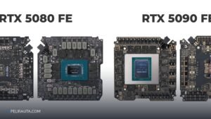 GeForce RTX 5080 -näytönohjaimen piirilevy