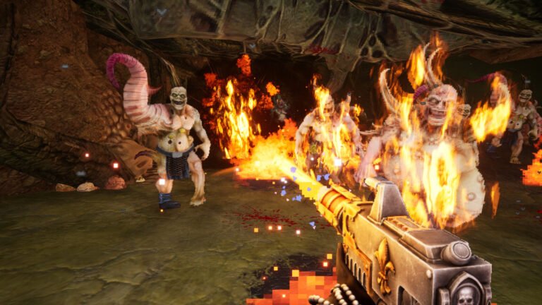 Warhammer 40,000: Boltgun 2 -pelin kuvakaappaus: taistelu tilassa